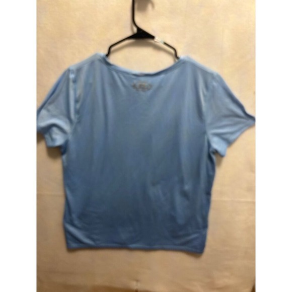 Under Armour Heatgear Loose Fit T Shirt Blue XL Athletic Gym Workout Tee - Picture 5 of 10